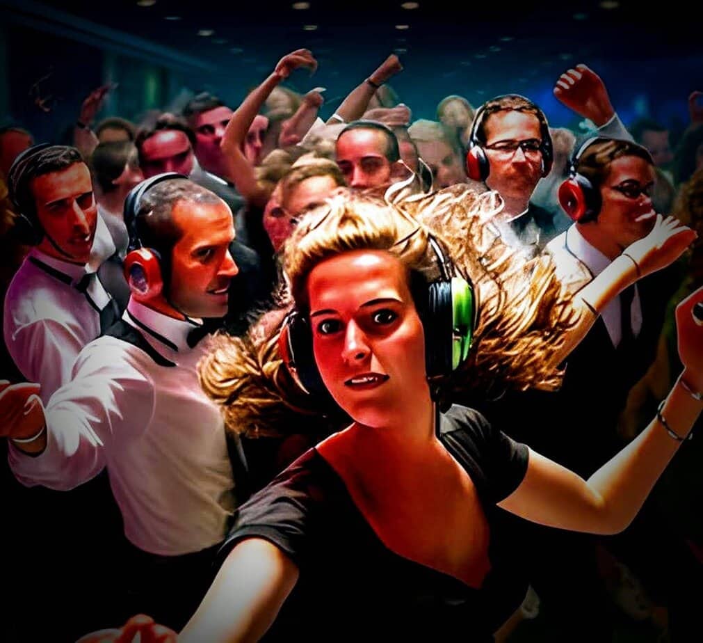 Silent Disco Hire - Storm DJs headphones