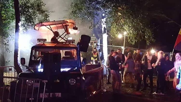 Hire a DJ in a 4x4 Land rover - Storm DJs Agency