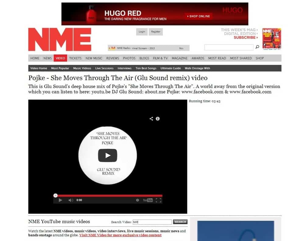 Glu Sound featured on NME - Pojke